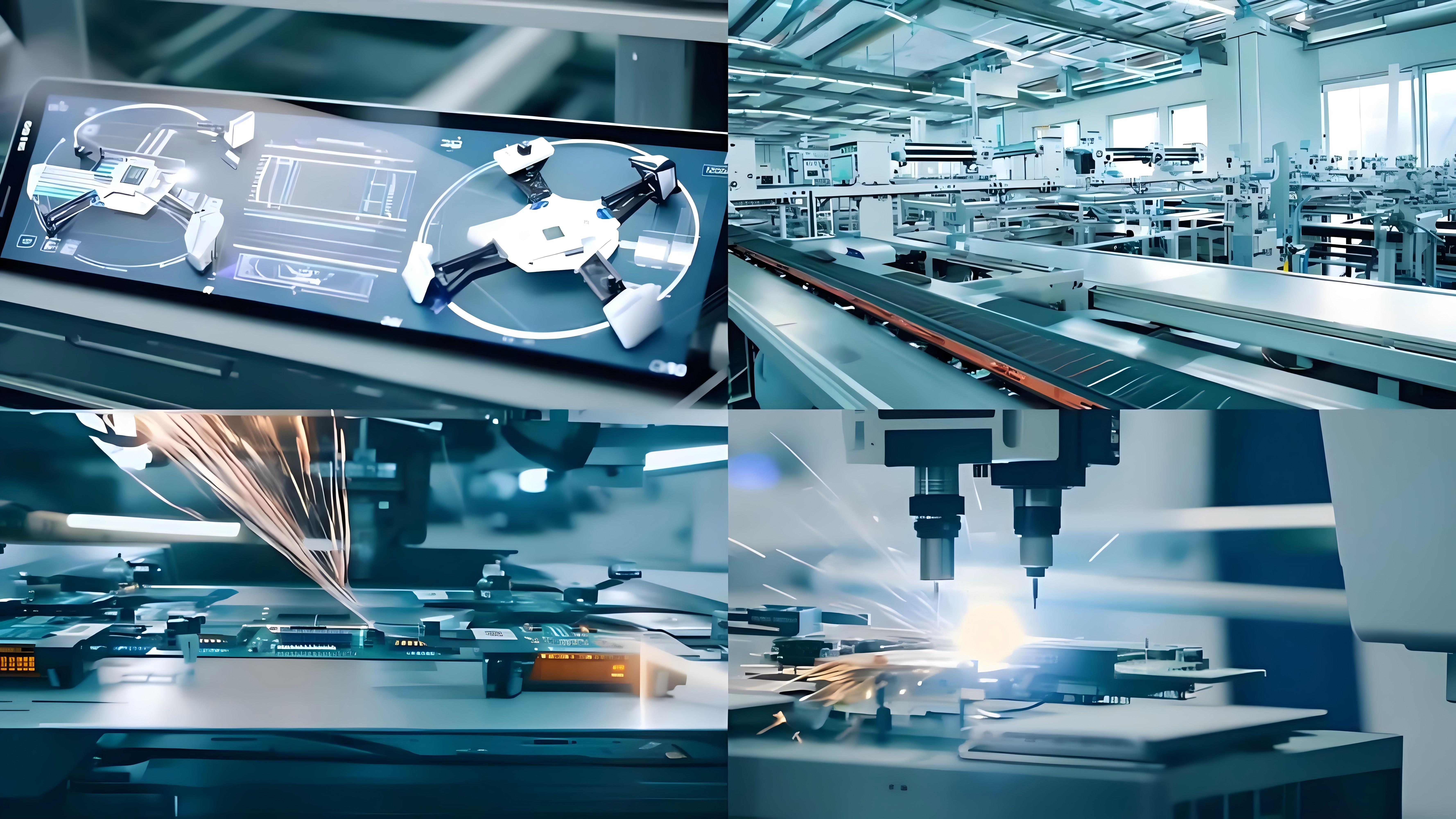 现代化工厂外观,大型工业建筑,蓝天白云背景,体现企业规模实力